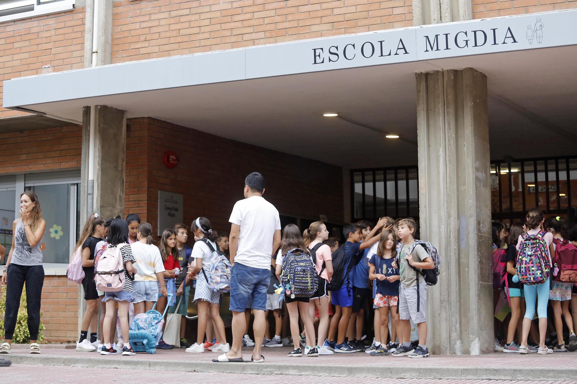 Inici del curs escolar a Girona