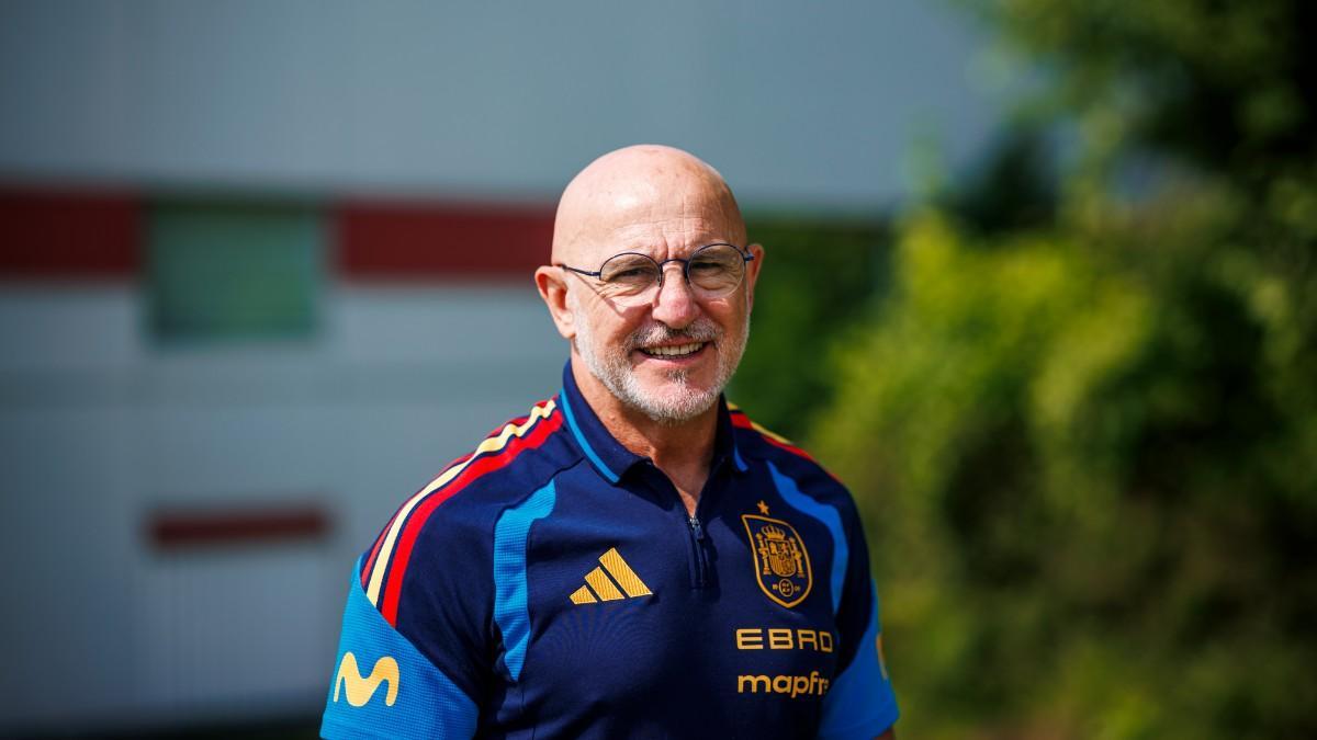 Luis de la Fuente en Nueva York en una entrevista para SPORT