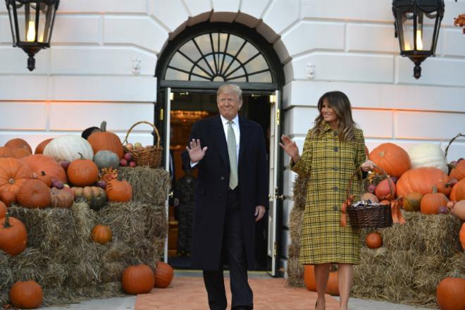 Donald y Melania Trump en Halloween