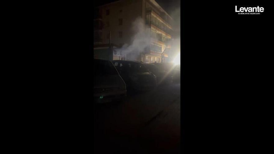 Incendio en un centro de transformación eléctrico en Alfafar