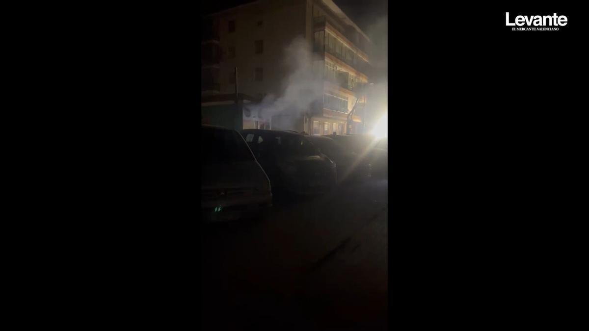 Incendio en un centro de transformación eléctrica en Alfafar