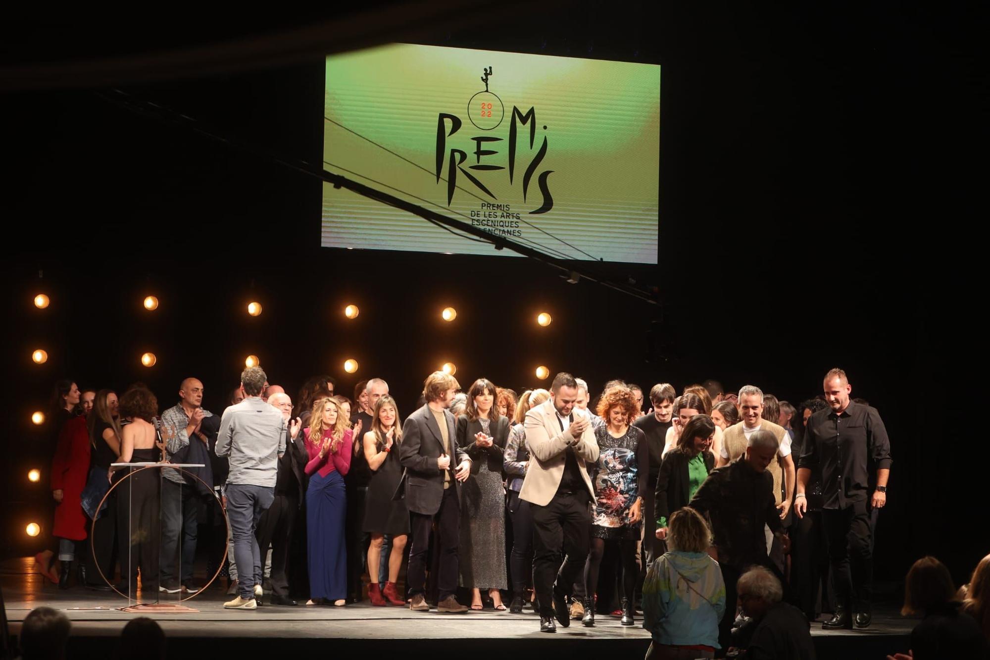 Así fue la gala de los V Premios de las Artes Escénicas Valencianas celebrada en el Teatro Principal