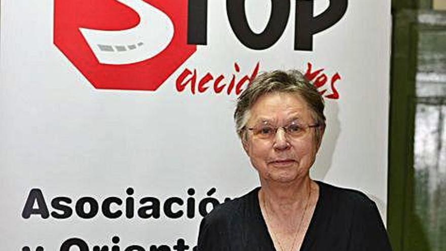 Jeanne Picard, delegada de Stop Accidentes-Galicia.