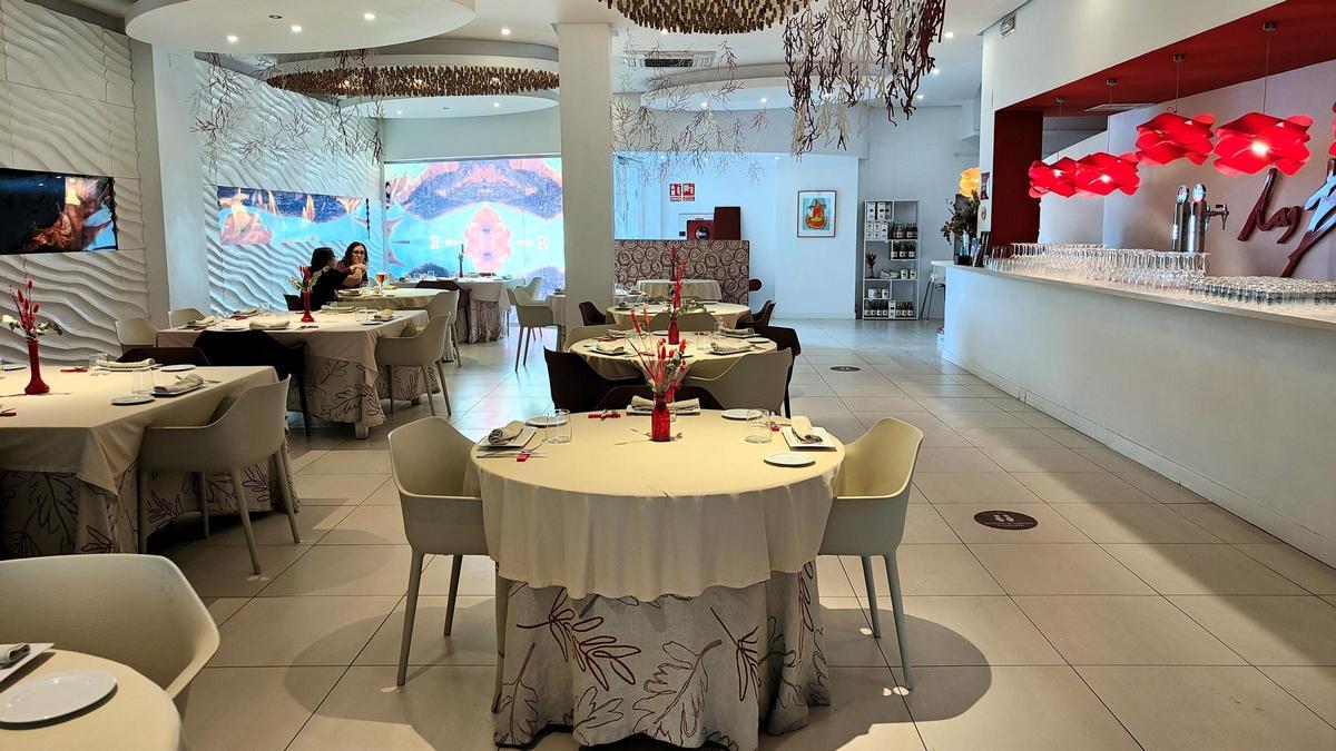 El comedor principal de Las Bairetes.