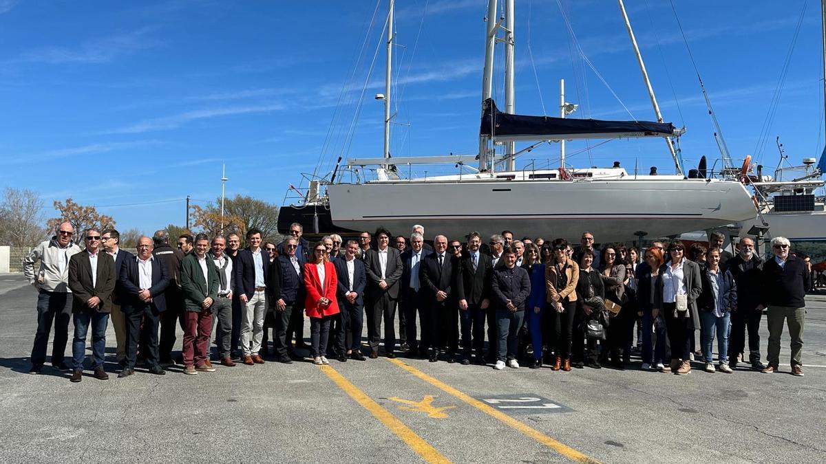 Reunió dels representants dels Governs de Catalunya i Occitània amb membres de l’Associació Catalana de Ports Esportius i Turístics (ACPET), i responsables del sector nàutic d’Occitània a l’Aquari de Canet.