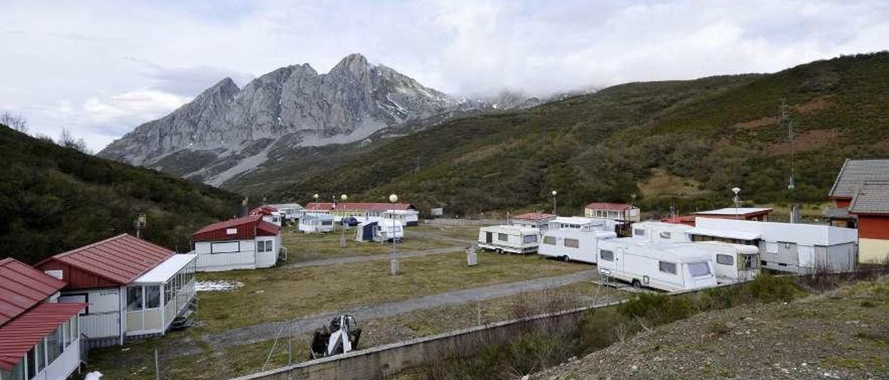 El camping de La Raya, en una imagen de archivo.