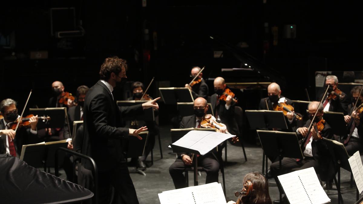 Un momento de la actuación de la Orquesta de Córdoba.