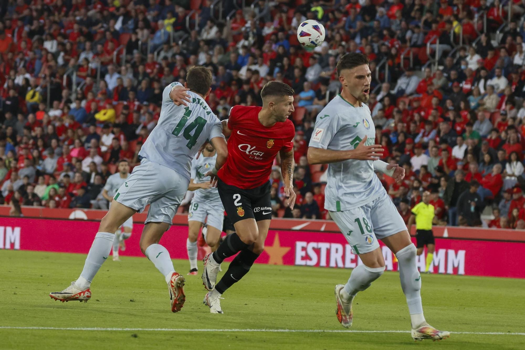 Las imágenes del RCD Mallorca-Getafe disputado en Son Moix (0-0)