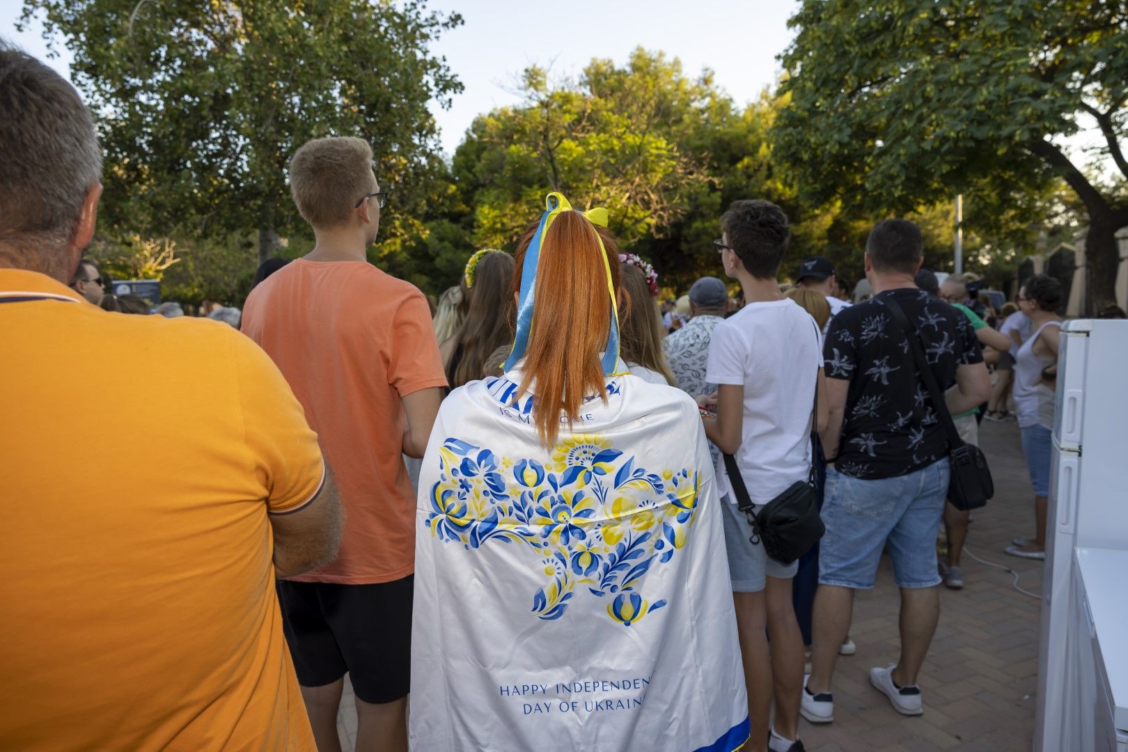 Celebración del aniversario de la independencia de Ucrania en las calles de Torrevieja y el Parque de las Naciones