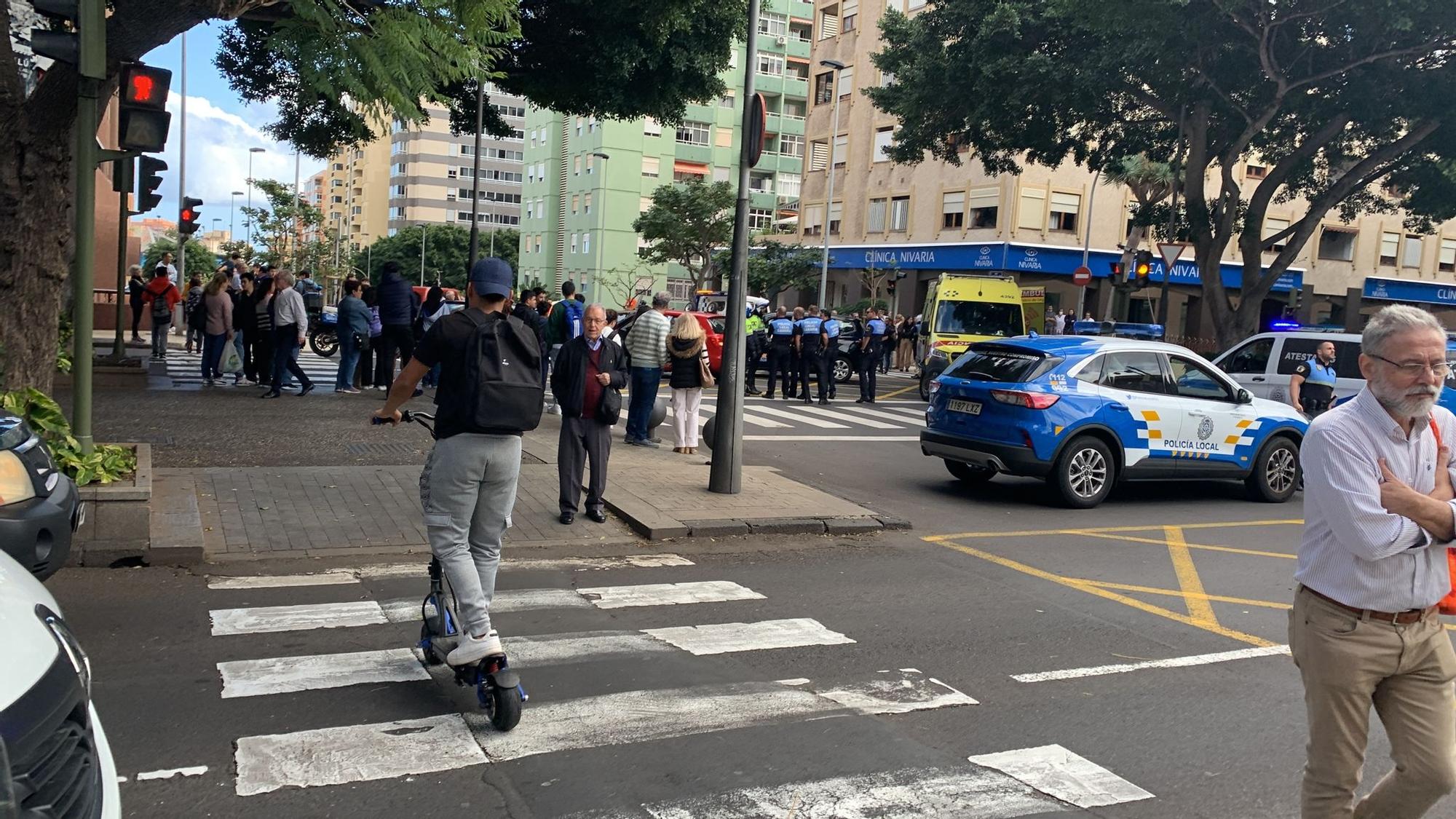 Colisión de dos vehículos en Santa Cruz