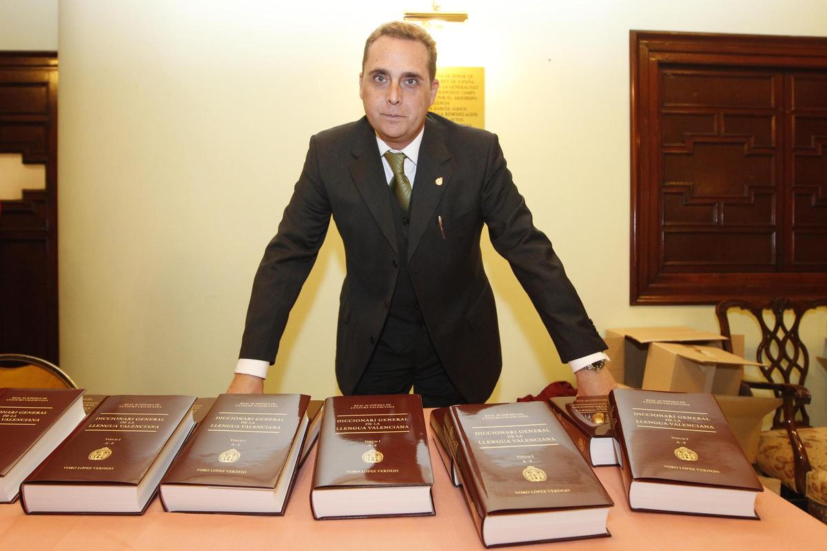El director de la Secció de Llengua i Lliteratura Valencianes de la Real Acadèmia de Cultura Valenciana (RACV).