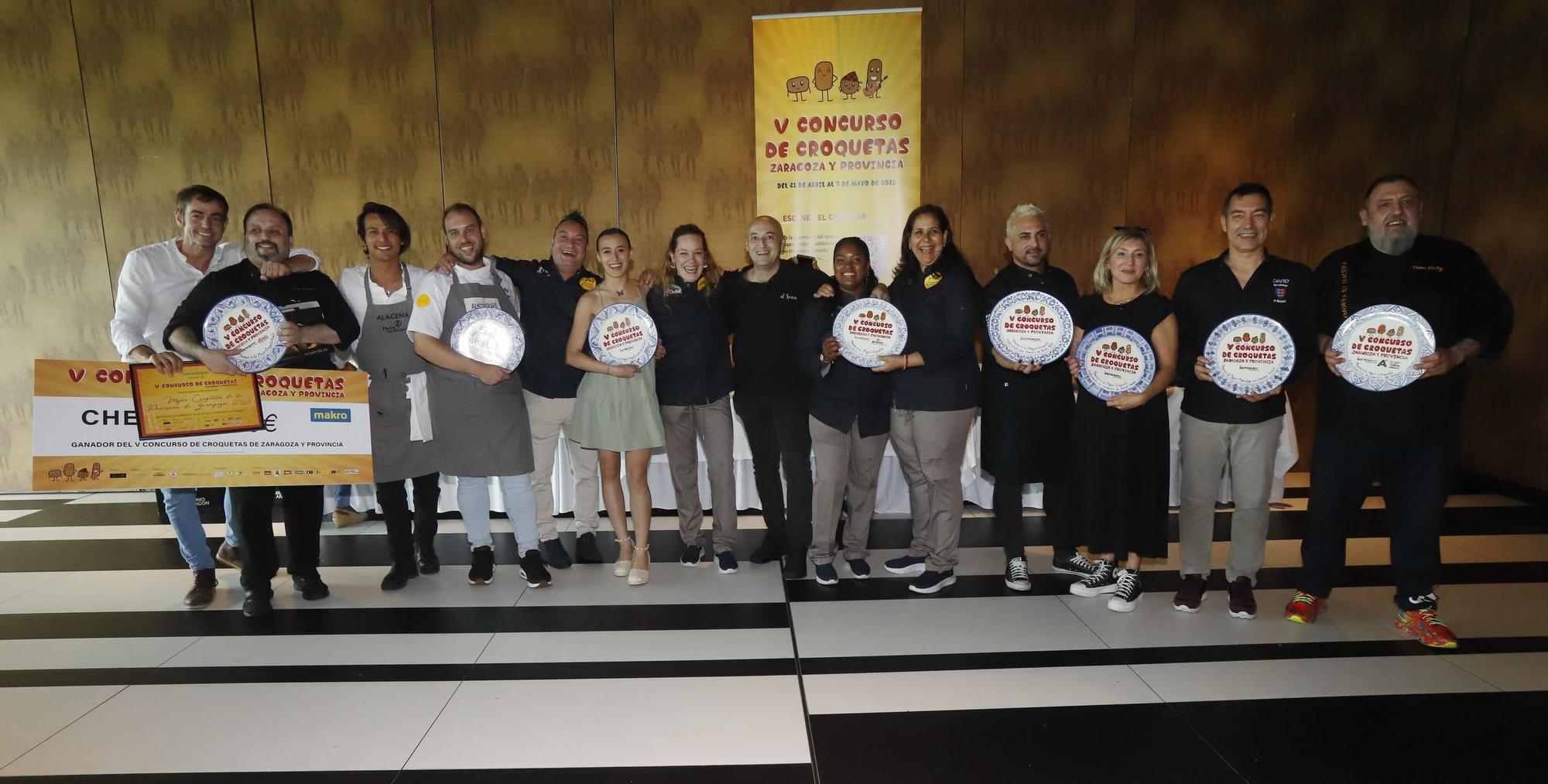 En imágenes | Así ha sido el concurso de croquetas 2023 en Zaragoza