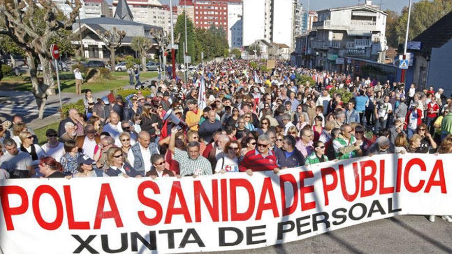 Un momento de la manifestación  // Marta. G. Brea