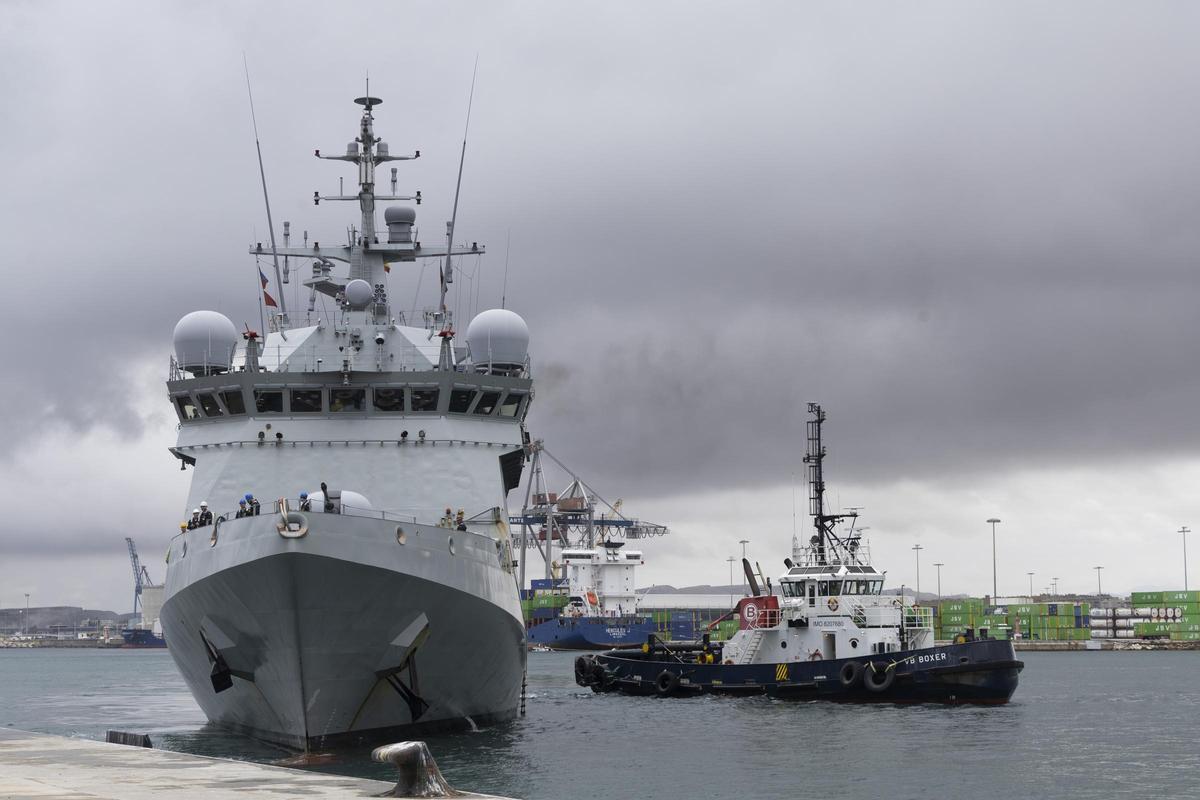 Simuacro de seguridad en el Puerto de Alicante en una imagen de archivo.