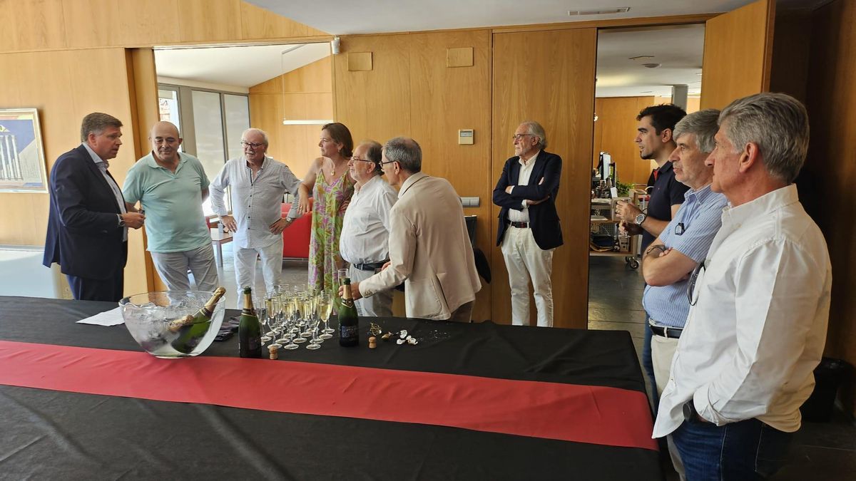 Un moment de la celebració dels 20 anys de la seu del Col·legi de l’Advocacia de Girona.