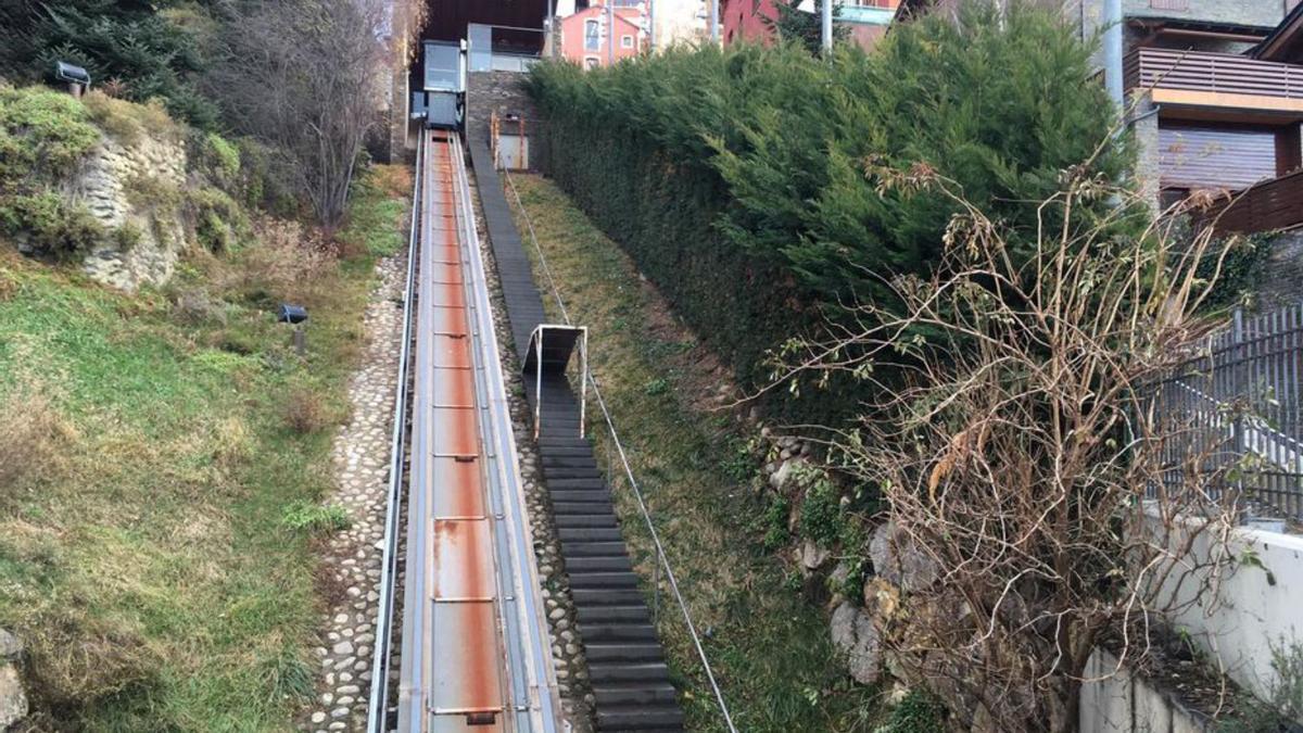 L’ascensor inclinat de Puigcerdà que porta al centre | M.S.