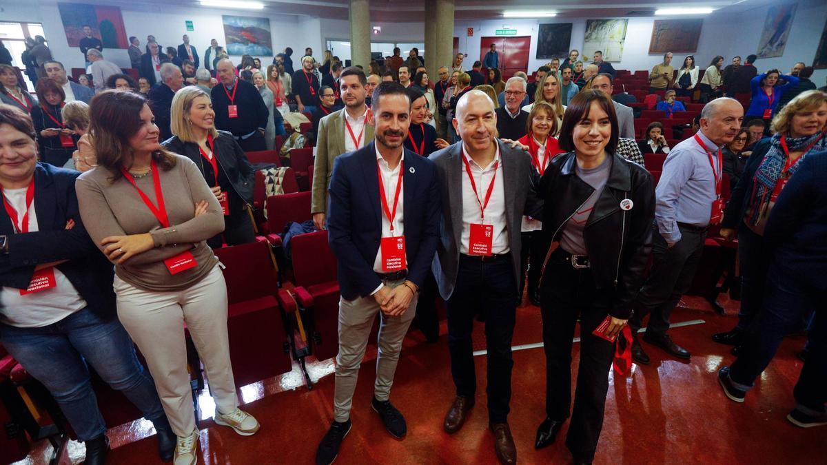 Bielsa, Soler y Morant, en el comité nacional del PSPV celebrado el pasado sábado