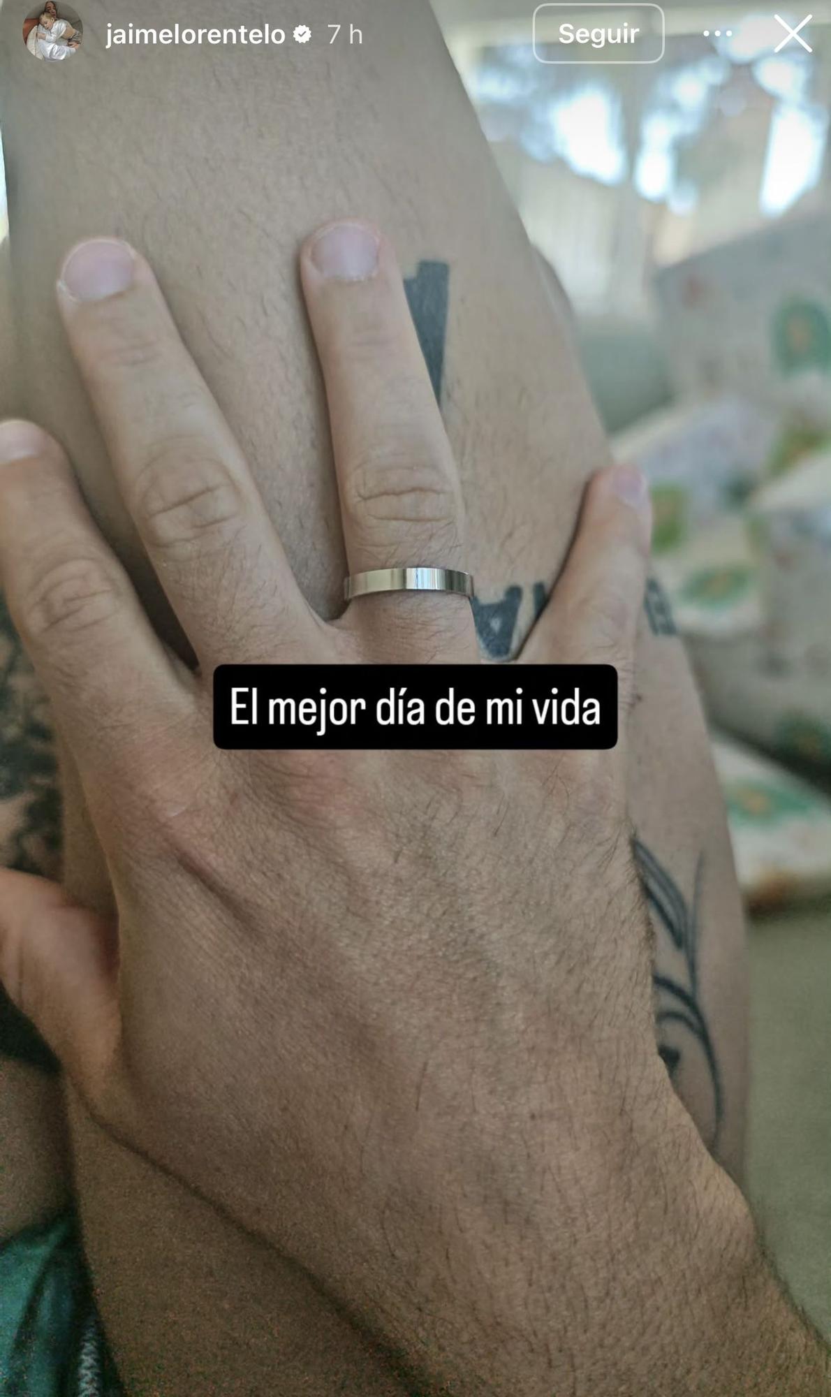 El actor comenta el día de su boda