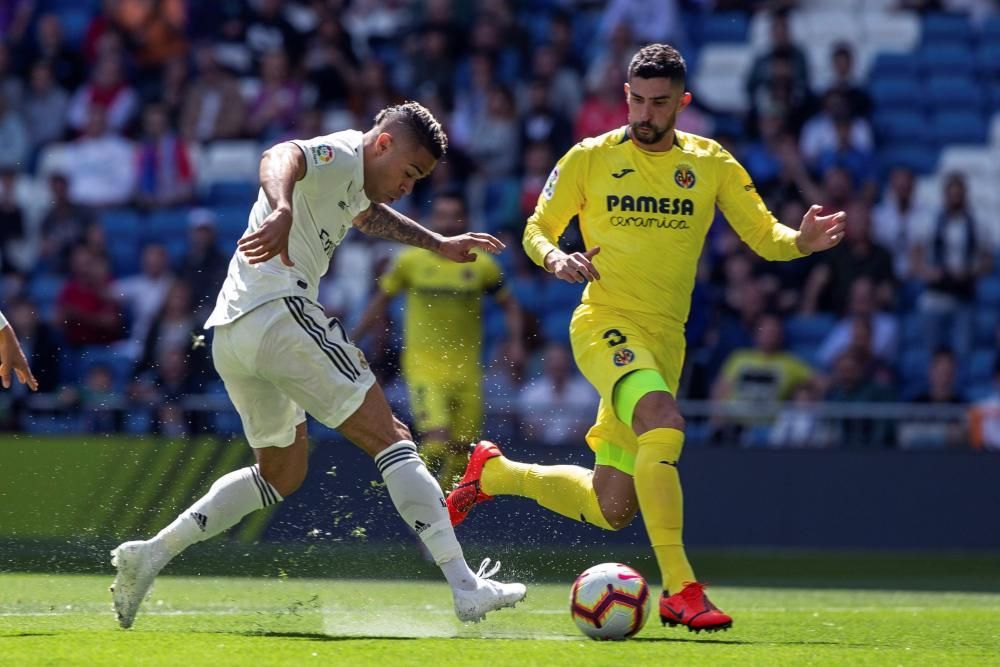 El Madrid se mide al Villarreal en el Bernabéu.