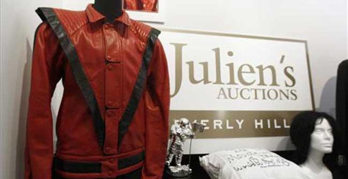 Es demanaran d’inici 400.000 dòlars per la jaqueta de Michael Jackson a ’Thriller’.
