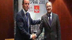Sandro Rosell i Florentino Pérez es reuneixen per celebrar el clàssic dinar entre directives.