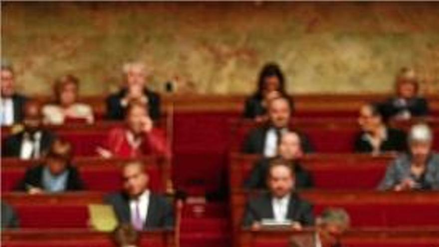 El primer ministre, Manuel Valls, durant la sessió a l&#039;Assemblea.