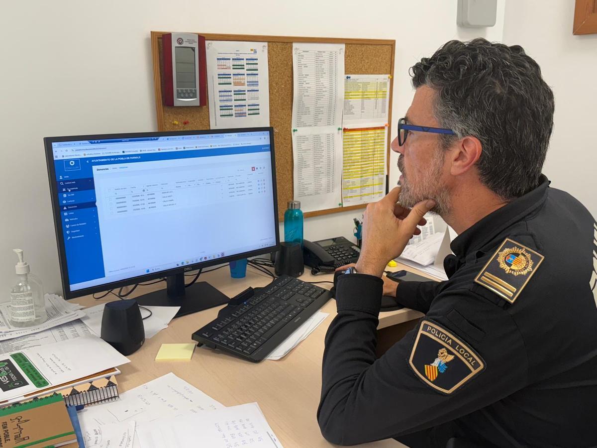 Revisión del historial a través del software de la cámara ante posibles alertas.