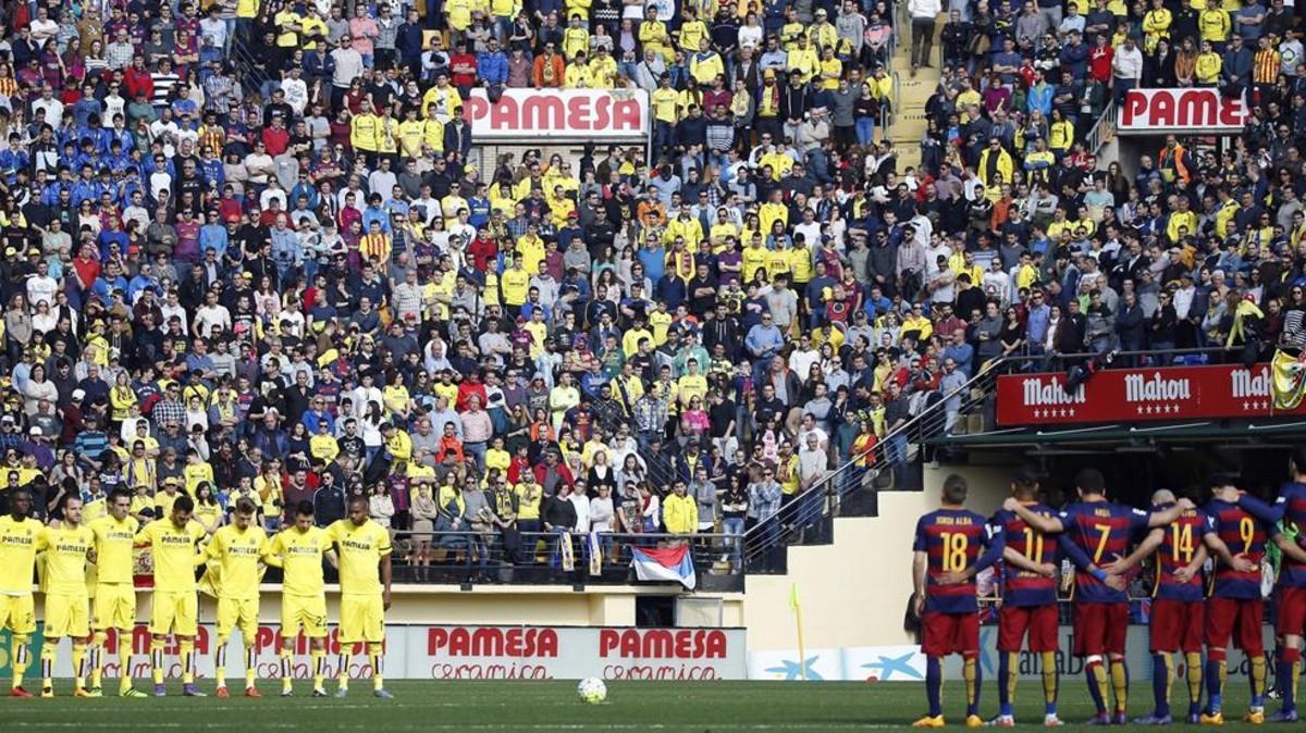 El Madrigal, listo para el partidazo entre Villarreal y Barça