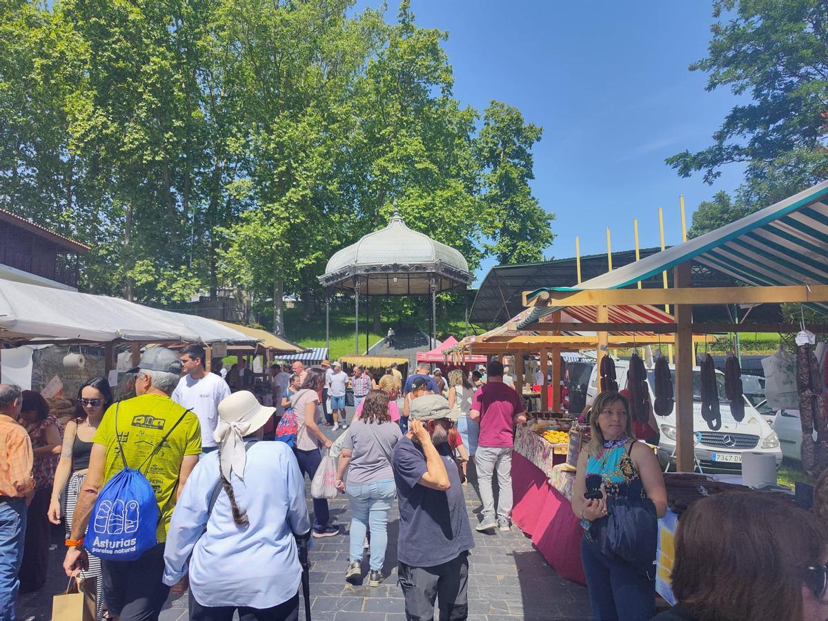 El Mercadón de Primavera de Grado, en imágenes