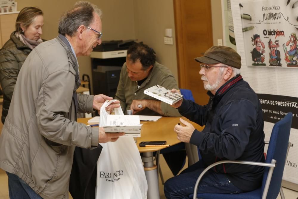 Firma de libros de Davila y Gogue en Vigo