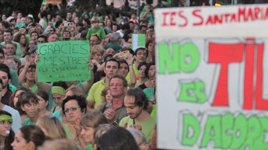 Manifestación contra el TIL el 29 de septiembre en Ibiza.