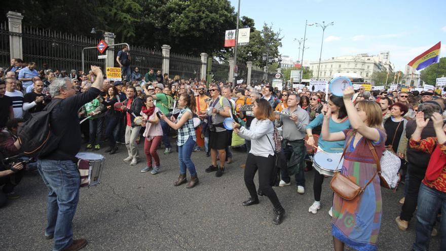 El 15-M vuelve a la Puerta del Sol cinco años después