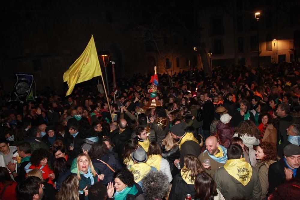 El encuentro de cofradías de Palma peta Sant Sebastià