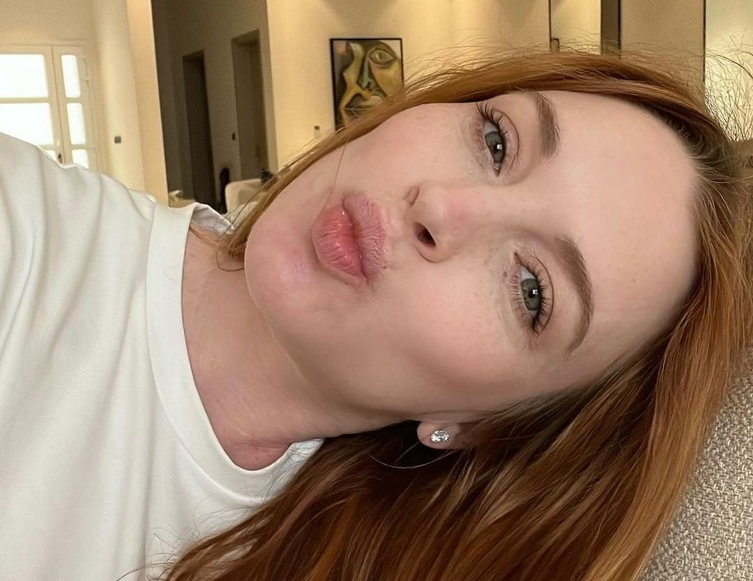 Lindsay Lohan morritos