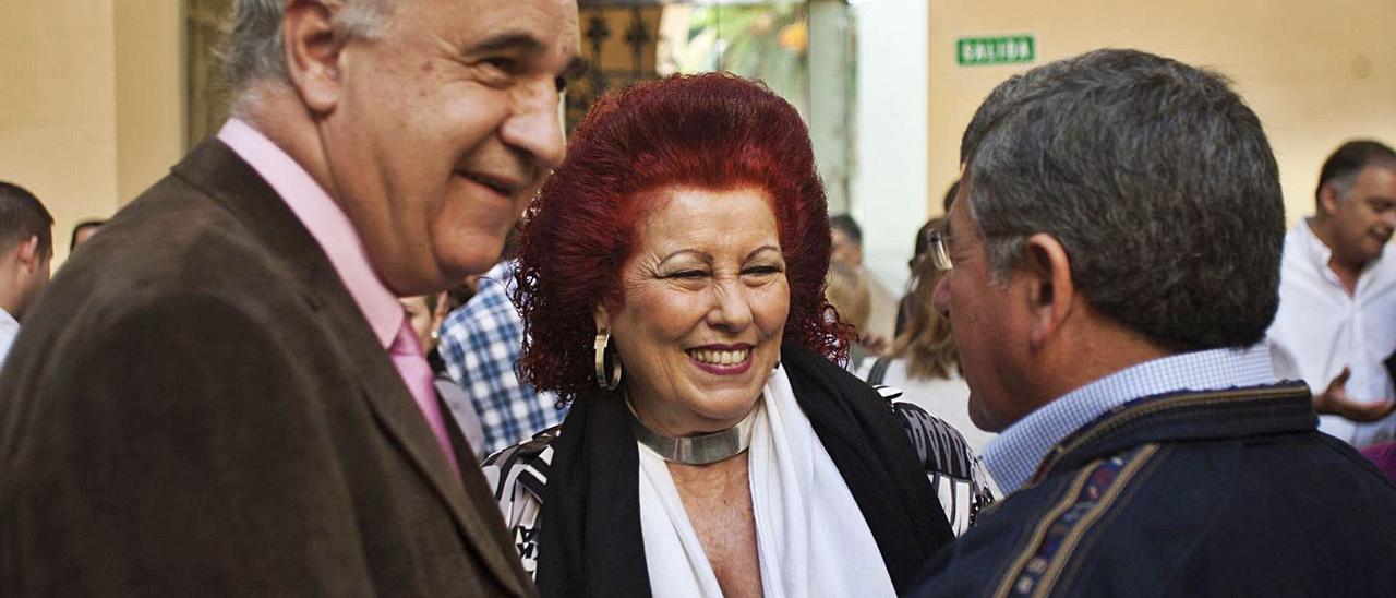 Rafael Blasco y Consuelo Císcar, en el «Dia de la Familia» que celebró el PP en noviembre de 2011. | GERMÁN CABALLERO