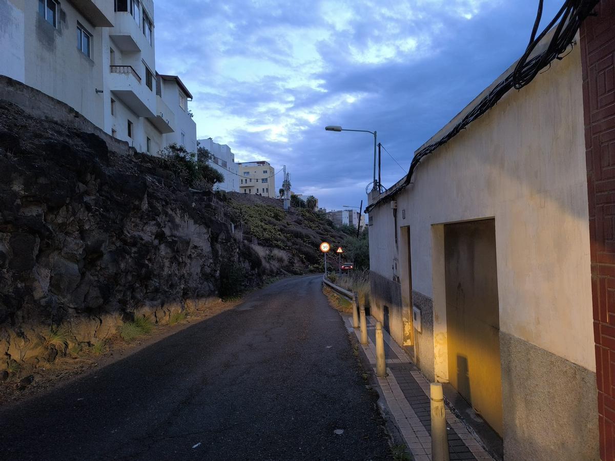 Camino Viejo al Cardón tras la borrasca Claudia.