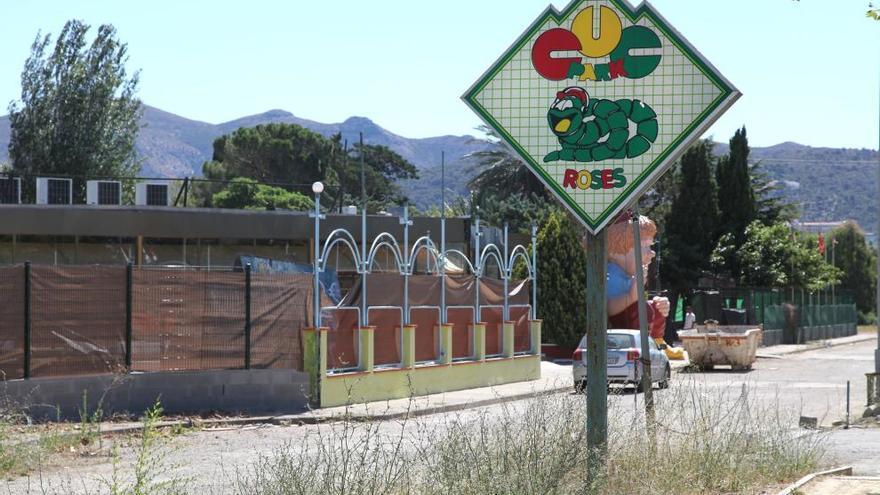 Les obres de renovació del parc estan en marxa.