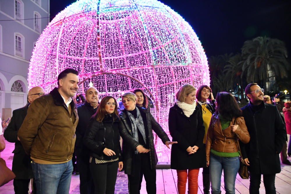 Encendido de luces de Navidad en Cartagena