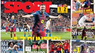 Estas son las portadas de la prensa deportiva de hoy