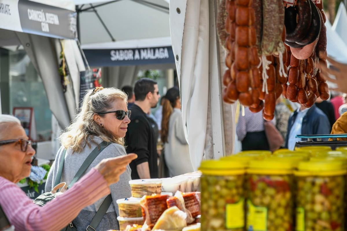 Ambiente en la Feria Sabor a Málaga de Torremolinos 2023.