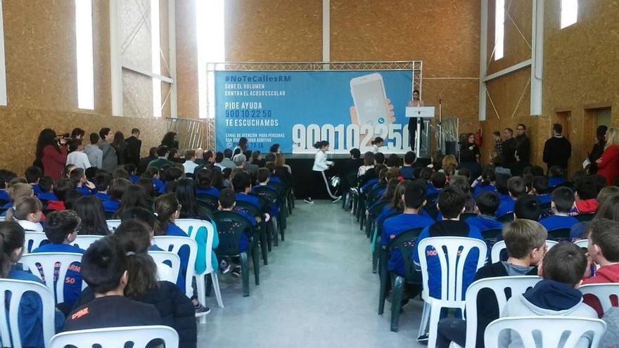 Acto de presentación en el CEIP San Pablo dE Murcia