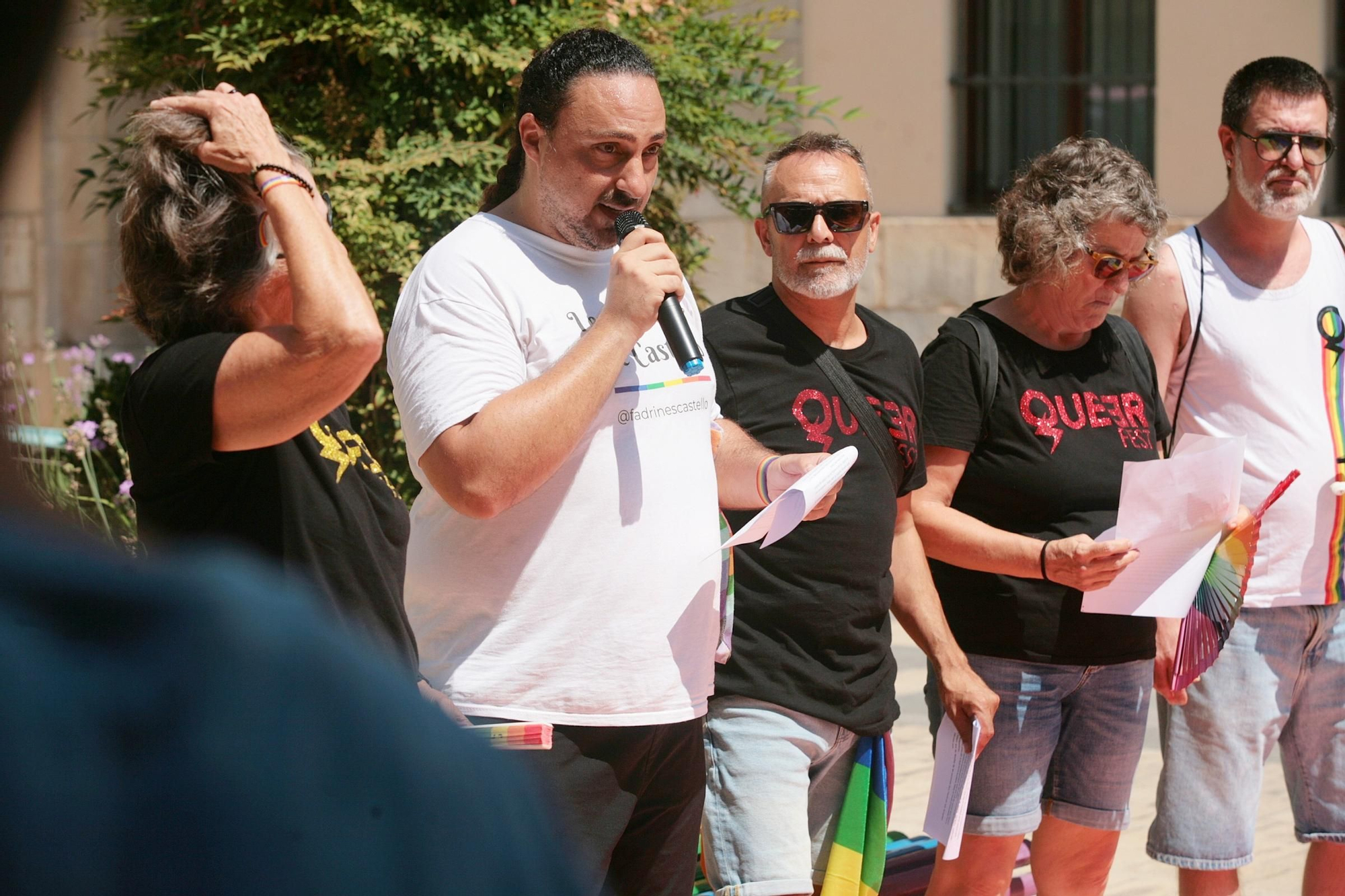 Concentración en Castelló por los derechos Lgtbiqa+ en el 28-J