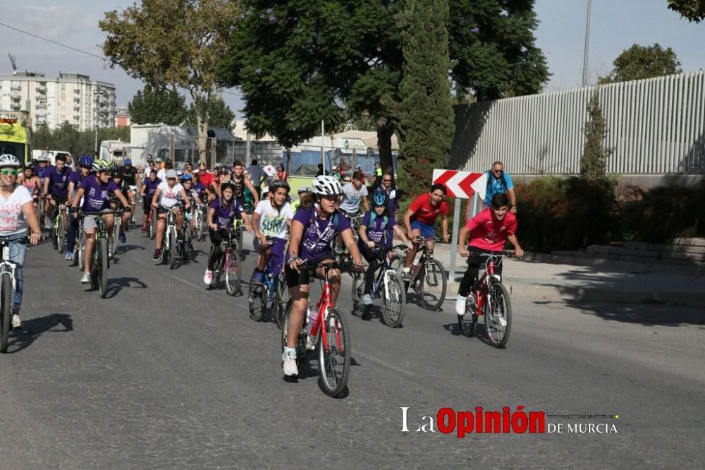 Ciclopaseo para clausular en Lorca los JDG