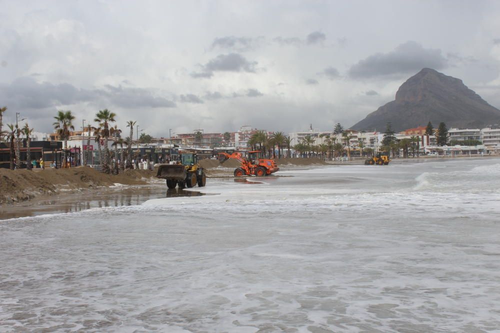 La playa del Arenal de Xàbia