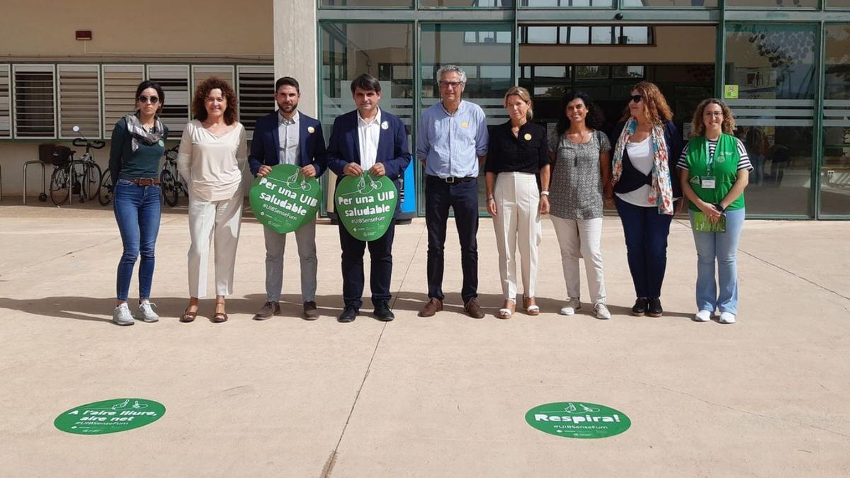 Presentación del proyecto, ayer, en el campus de la UIB en Mallorca. | E.P.