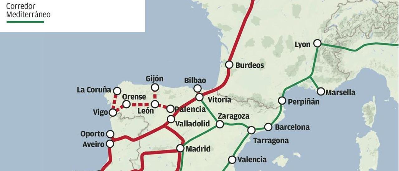 Europa da vía libre a la inclusión de Asturias en el Corredor Atlántico de mercancías