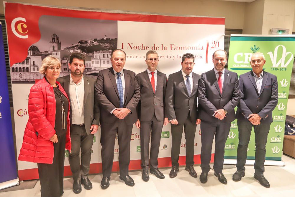 La I Noche de la Economía de la Cámara de Comercio de Orihuela se convierte en un acto de reivindicación de infraestructuras pendientes