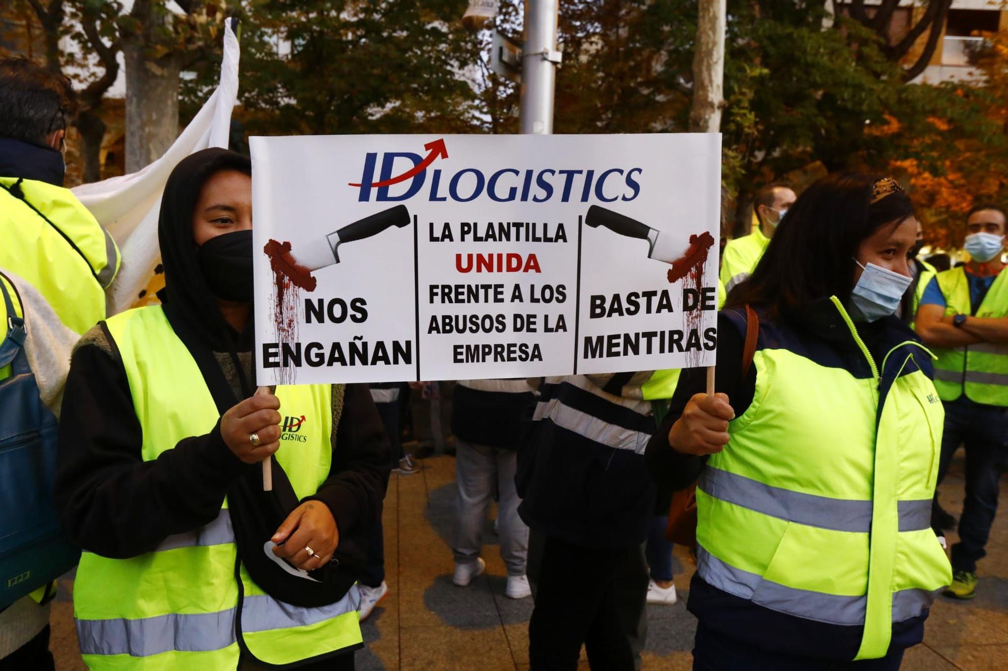 Tarde de protestas en Zaragoza