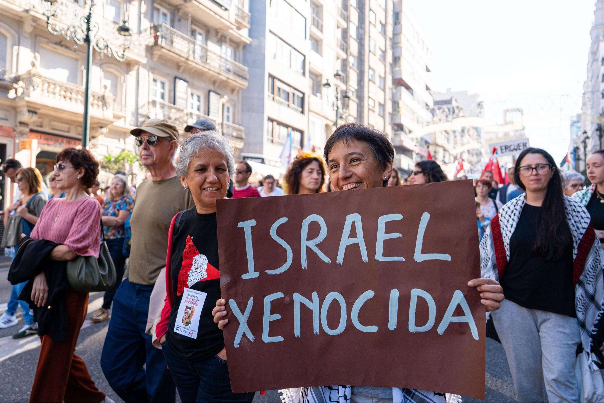 Vigo continúa en pie contra el genocidio de Israel sobre Palestina