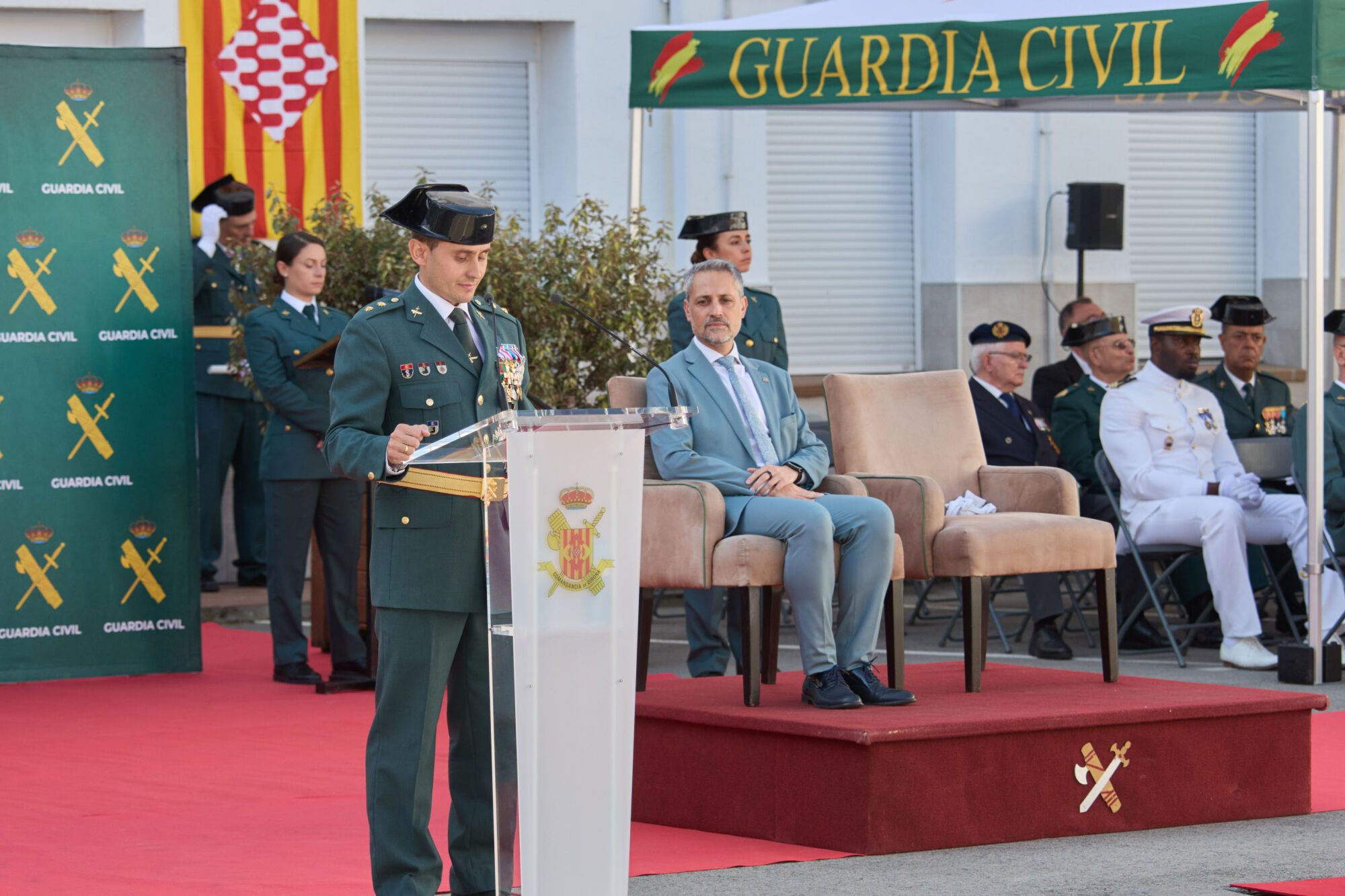 Les millors fotos de l'acte conmemmoratiu Comandància de la Guàrdia Civil a Girona